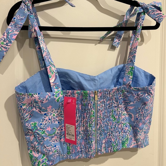 Lilly Pulitzer NWT Rosalie Set Peri Blue The Turtle Package Size 10 - Picture 4 of 7